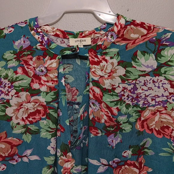 Umgee women's floral boho dress size S spring vacation cruise - Picture 6 of 7